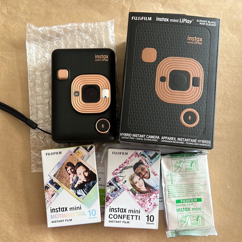 Fujifilm Instax, mini Liplay, elegant black